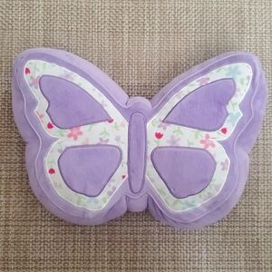 Lavender butterfly pillow